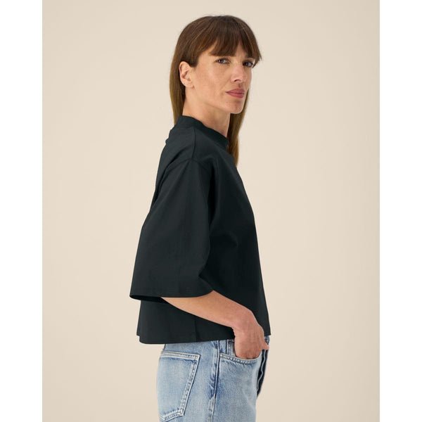 T Shirt Donna Corta In Cotone Riciclato Stella Raya - personalizzabile con logo