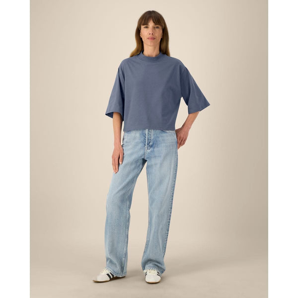 T Shirt Donna Corta In Cotone Riciclato Stella Raya - personalizzabile con logo