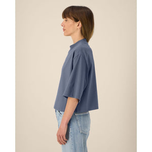 T Shirt Donna Corta In Cotone Riciclato Stella Raya - personalizzabile con logo