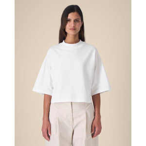 T Shirt Donna Corta In Cotone Riciclato Stella Raya - personalizzabile con logo