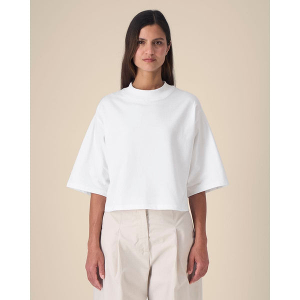 T Shirt Donna Corta In Cotone Riciclato Stella Raya - personalizzabile con logo