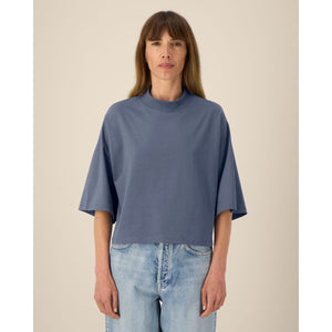 T Shirt Donna Corta In Cotone Riciclato Stella Raya - personalizzabile con logo