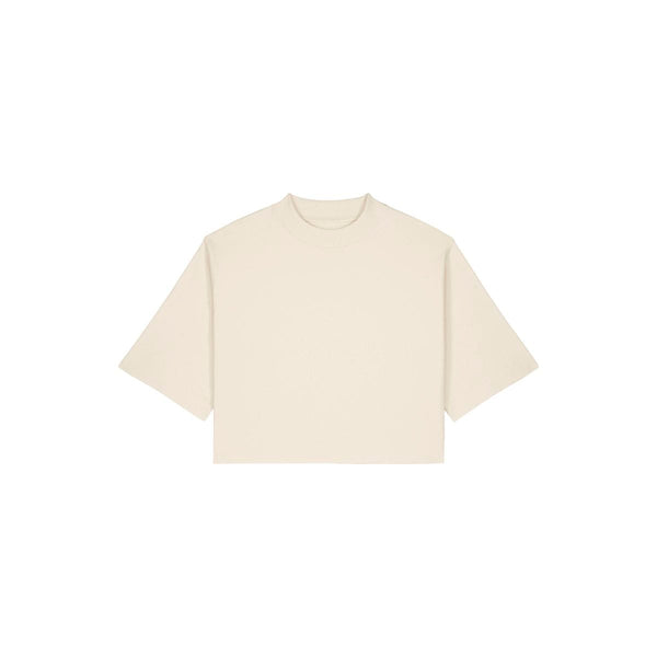 T Shirt Donna Corta In Cotone Riciclato Stella Raya natural / XS - personalizzabile con logo