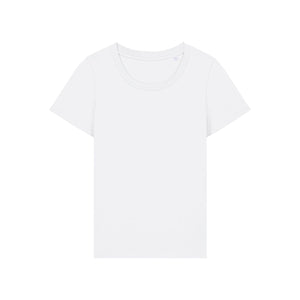 T Shirt Donna Fitted Stella Expresser 2.0 bianco / XS - personalizzabile con logo