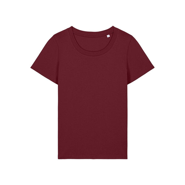 T Shirt Donna Fitted Stella Expresser 2.0 bordeaux / XS - personalizzabile con logo