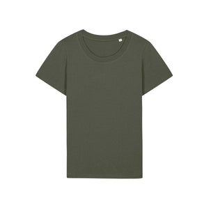 T Shirt Donna Fitted Stella Expresser 2.0 kaki / XS - personalizzabile con logo