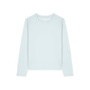T Shirt Donna Iconic Manica Lunga Stella Muser Long Sleeve azzurro / XS - personalizzabile con logo