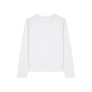 T Shirt Donna Iconic Manica Lunga Stella Muser Long Sleeve bianco / XS - personalizzabile con logo