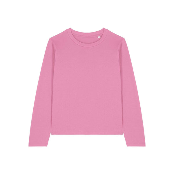 T Shirt Donna Iconic Manica Lunga Stella Muser Long Sleeve bubble pink / XS - personalizzabile con logo