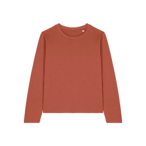 T Shirt Donna Iconic Manica Lunga Stella Muser Long Sleeve marrone / XS - personalizzabile con logo