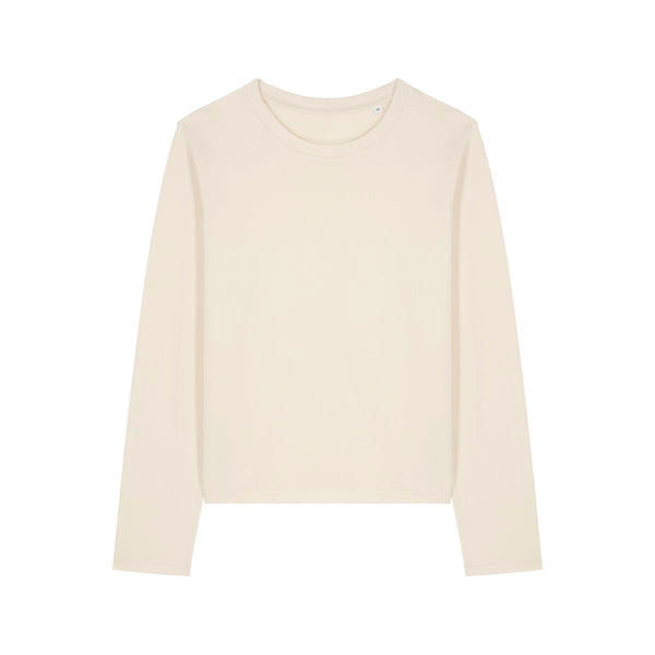 T Shirt Donna Iconic Manica Lunga Stella Muser Long Sleeve natural / XS - personalizzabile con logo