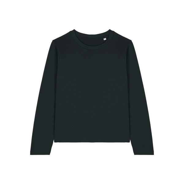 T Shirt Donna Iconic Manica Lunga Stella Muser Long Sleeve nero / XS - personalizzabile con logo