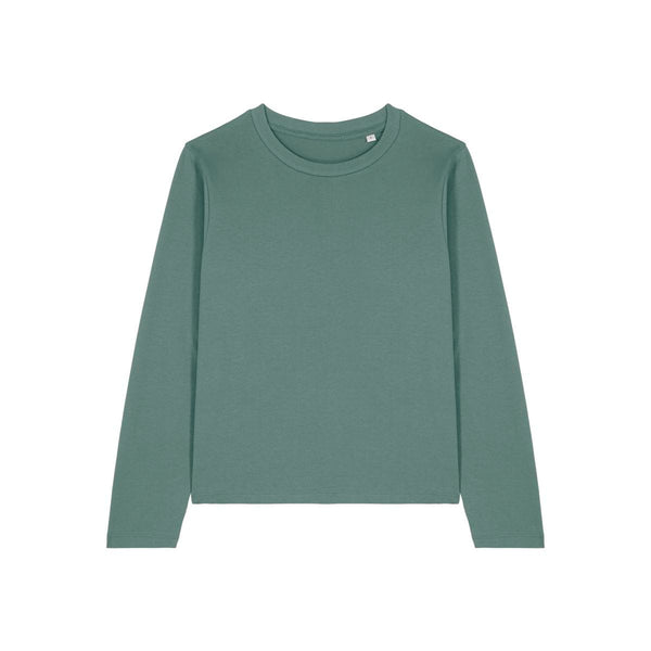 T Shirt Donna Iconic Manica Lunga Stella Muser Long Sleeve verde / XS - personalizzabile con logo