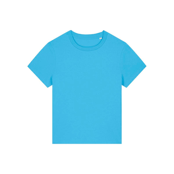 T Shirt Donna Iconic Stella Muser aqua blue / XS - personalizzabile con logo