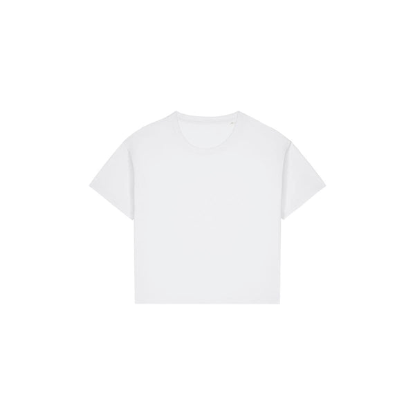 T Shirt Donna In Cotone Tencel™ Modal Stella Etta bianco / XS - personalizzabile con logo