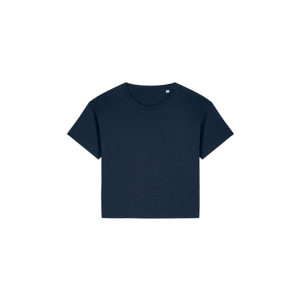 T Shirt Donna In Cotone Tencel™ Modal Stella Etta blu navy / XS - personalizzabile con logo