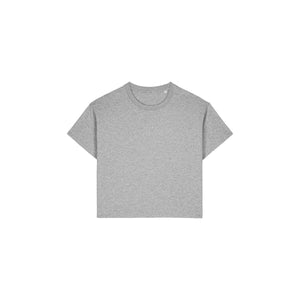 T Shirt Donna In Cotone Tencel™ Modal Stella Etta grigio / XS - personalizzabile con logo