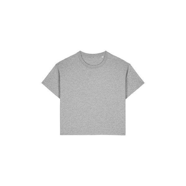 T Shirt Donna In Cotone Tencel™ Modal Stella Etta grigio / XS - personalizzabile con logo