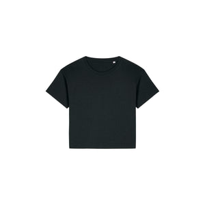 T Shirt Donna In Cotone Tencel™ Modal Stella Etta nero / XS - personalizzabile con logo