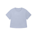T Shirt Donna Oversized Con Maniche Rimboccate Stella Collider azzurro / XS - personalizzabile con logo