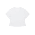T Shirt Donna Oversized Con Maniche Rimboccate Stella Collider bianco / XS - personalizzabile con logo