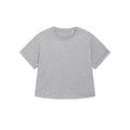 T Shirt Donna Oversized Con Maniche Rimboccate Stella Collider grigio / XS - personalizzabile con logo