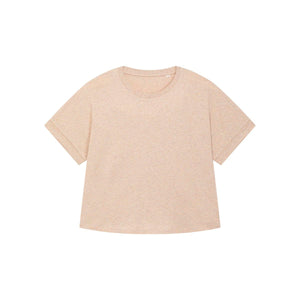 T Shirt Donna Oversized Con Maniche Rimboccate Stella Collider heather rainbow / XS - personalizzabile con logo
