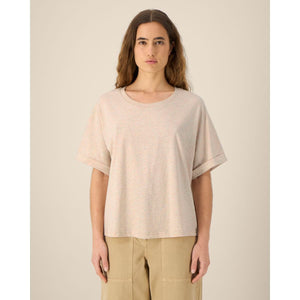 T Shirt Donna Oversized Con Maniche Rimboccate Stella Collider - personalizzabile con logo