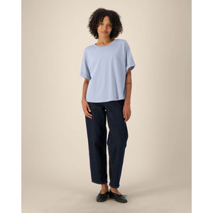 T Shirt Donna Oversized Con Maniche Rimboccate Stella Collider - personalizzabile con logo