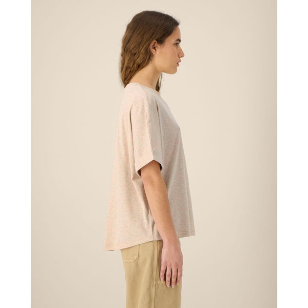 T Shirt Donna Oversized Con Maniche Rimboccate Stella Collider - personalizzabile con logo