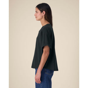 T Shirt Donna Oversized Con Maniche Rimboccate Stella Collider - personalizzabile con logo