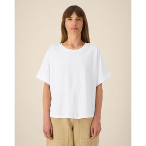 T Shirt Donna Oversized Con Maniche Rimboccate Stella Collider - personalizzabile con logo