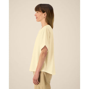 T Shirt Donna Oversized Con Maniche Rimboccate Stella Collider - personalizzabile con logo