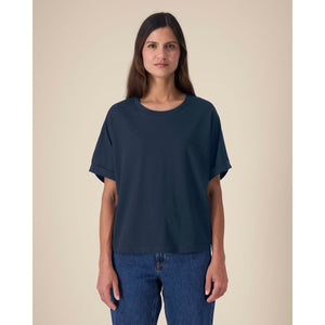 T Shirt Donna Oversized Con Maniche Rimboccate Stella Collider - personalizzabile con logo