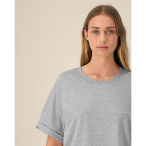 T Shirt Donna Oversized Con Maniche Rimboccate Stella Collider - personalizzabile con logo