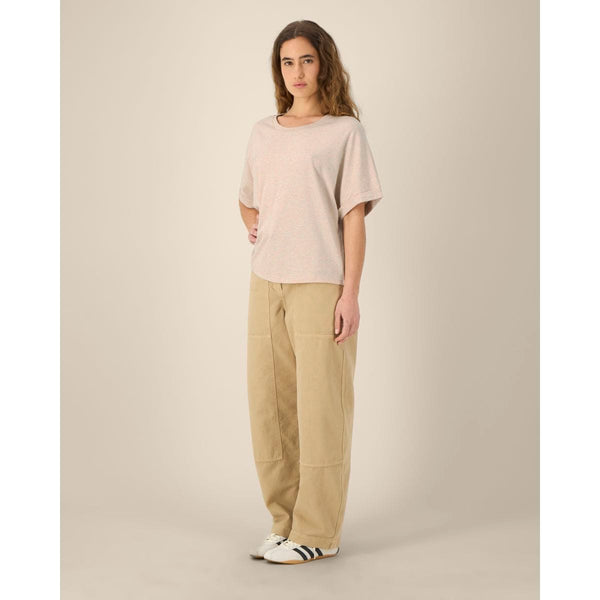 T Shirt Donna Oversized Con Maniche Rimboccate Stella Collider - personalizzabile con logo