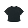 T Shirt Donna Oversized Con Maniche Rimboccate Stella Collider nero / XS - personalizzabile con logo