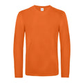T-shirt #E190 Manica Lunga arancione / S - personalizzabile con logo