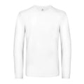 T-shirt #E190 Manica Lunga bianco / S - personalizzabile con logo