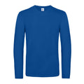 T-shirt #E190 Manica Lunga royal / S - personalizzabile con logo