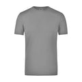 T-shirt Elastic-t grigio / S - personalizzabile con logo