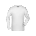 T-shirt Elastic-t Long-sleeved bianco / S - personalizzabile con logo
