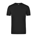 T-shirt Elastic-t nero / S - personalizzabile con logo