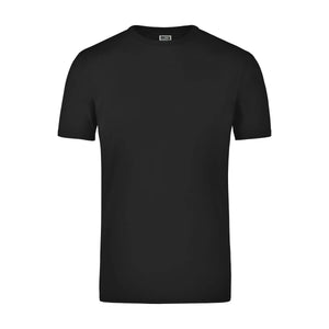 T-shirt Elastic-t nero / S - personalizzabile con logo