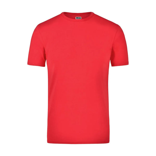 T-shirt Elastic-t rosso / S - personalizzabile con logo