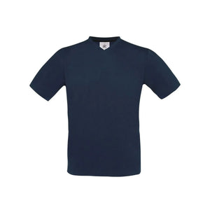 T-shirt Exact V-Neck blu / S - personalizzabile con logo