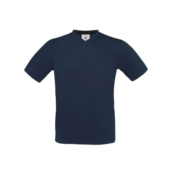 T-shirt Exact V-Neck blu / S - personalizzabile con logo