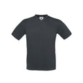 T-shirt Exact V-Neck grigio / S - personalizzabile con logo
