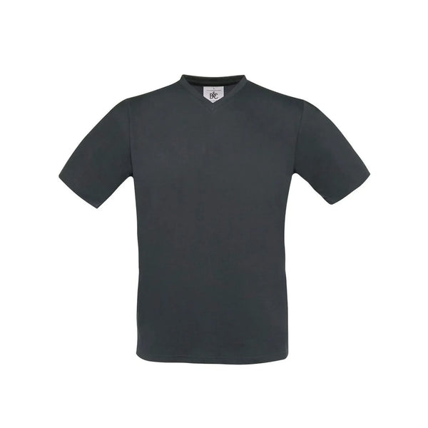 T-shirt Exact V-Neck grigio / S - personalizzabile con logo