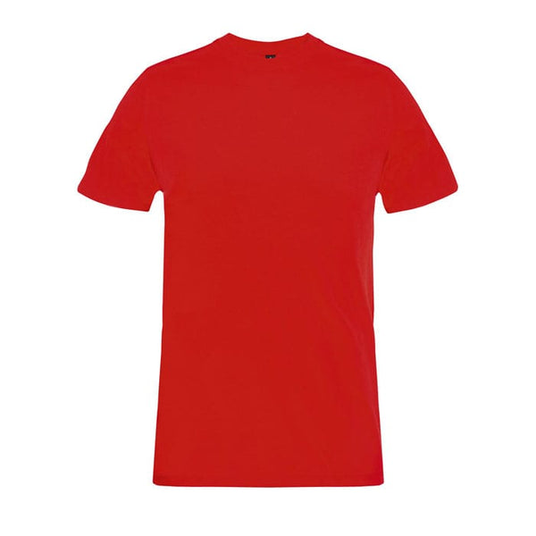 T-shirt Explorer  Unisex Rosso Riciclato / XS - personalizzabile con logo